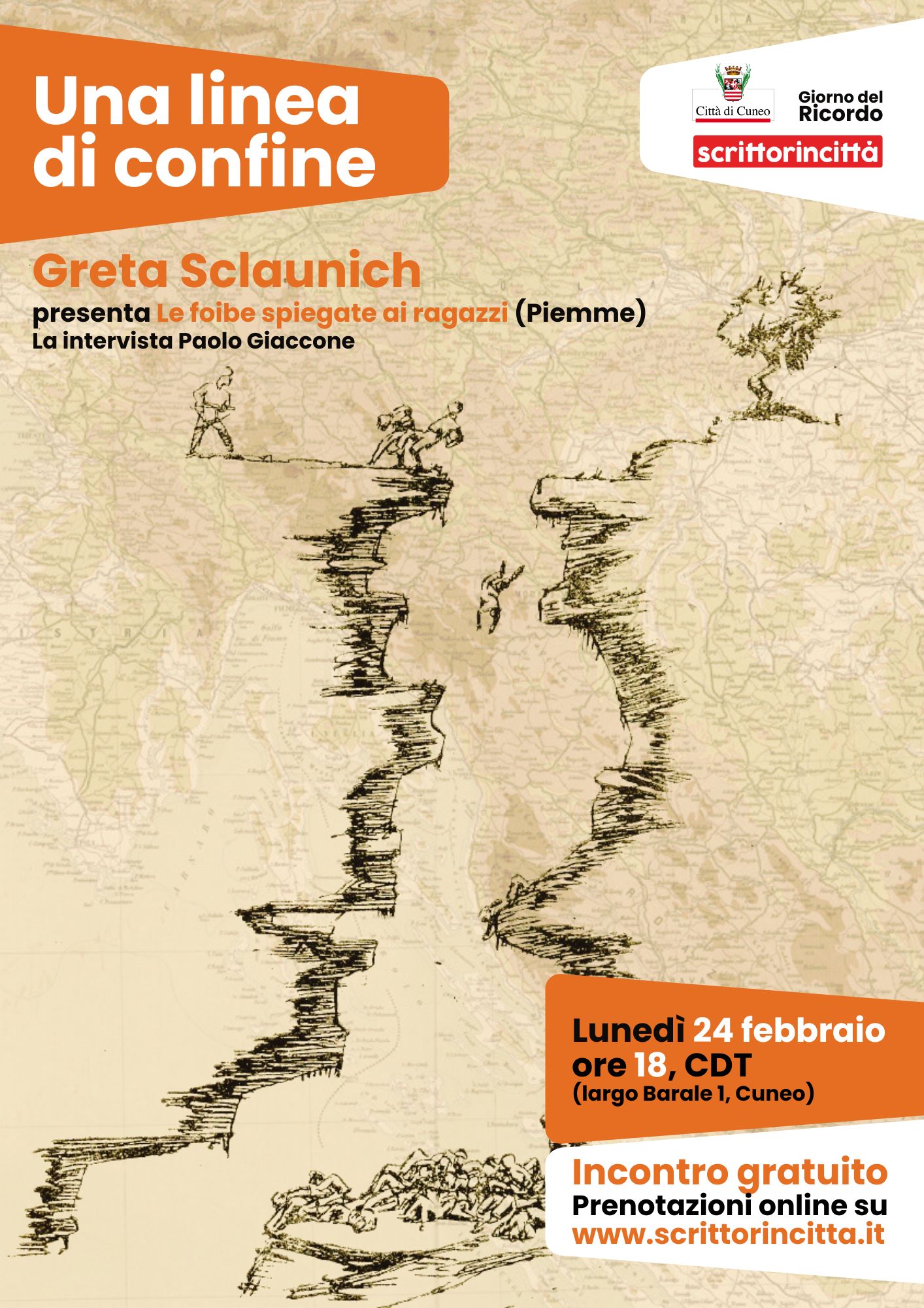 Una linea di confine • Eventi per il Giorno del Ricordo